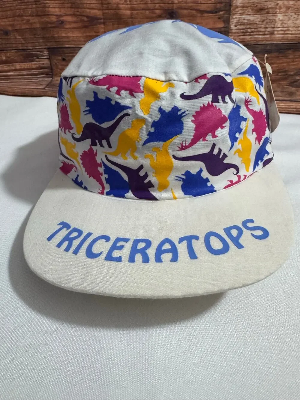 Vintage Youth Dinosaur Triceratops New With Tags Made In USA